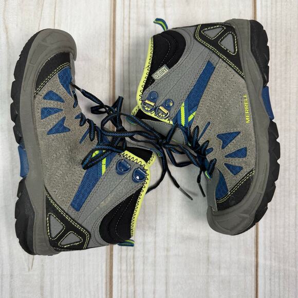 Merrell Kids Capra Mid Hiking Boots 1Y - Picture 5 of 8